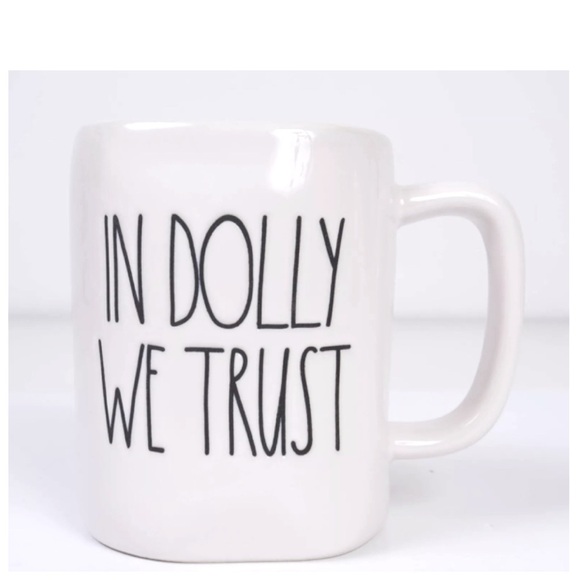 NEW Rae Dunn In Dolly We Trust Mug - Picture 4 of 7